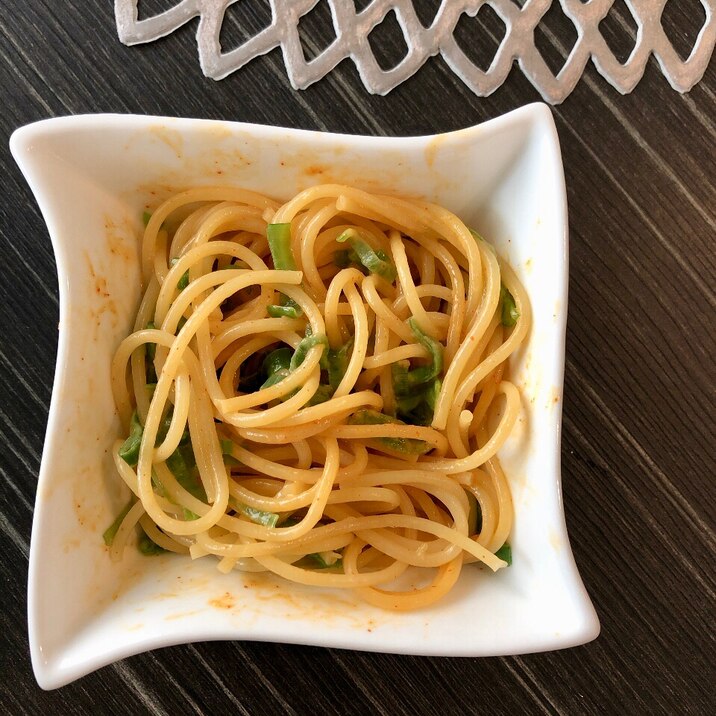 【火不要で弁当穴埋めパスタ】ねぎマヨコチュジャン